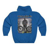 Big Guys Ride Too (Hoody front and back sizes up to 5xl)