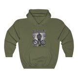 Big Guys Ride Too (Hoody front and back sizes up to 5xl)