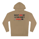DON'T BRO ME HOODY (BLCK/RED  FONT)