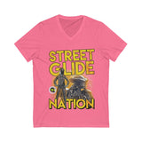 Street Glide Sexy ( short Sleeve V-Neck Tee)