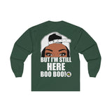 I See Ya Peeking (Designs on front and back )Long Sleeve Tee