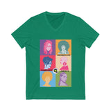 Different Faces, Same Passion (Short Sleeve V-Neck Tee)