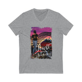 Trust Your Journey  (Short Sleeve V-Neck Tee) soooo Soft