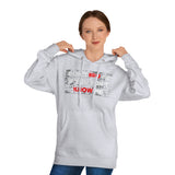 DON'T BRO ME HOODY (WHITE/RED  FONT)