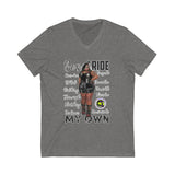 Yes I Ride My Own Curvaceous  V-Neck Tee