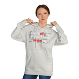 DON'T BRO ME HOODY (WHITE/RED  FONT)