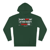 DON'T BRO ME HOODY (WHITE/RED  FONT)