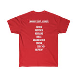 I am not just a biker (Male) different colors