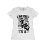 She Rides Women's Missy Tee