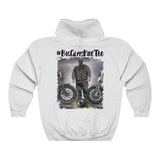 Big Guys Ride Too (Hoody front and back sizes up to 5xl)