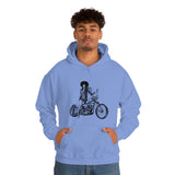 Bad to the Bone Hoody (Blck font)