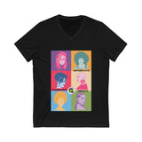 Different Faces, Same Passion (Short Sleeve V-Neck Tee)