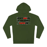 DON'T BRO ME HOODY (BLCK/RED  FONT)