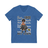 Yes I Ride My Own (Vneck) Names only