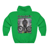 Big Guys Ride Too (Hoody front and back sizes up to 5xl)