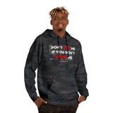 DON'T BRO ME HOODY (WHITE/RED  FONT)