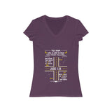 Women I'm not just a biker Short Sleeve V-Neck Tee