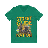 Street Glide Sexy ( short Sleeve V-Neck Tee)