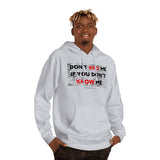 DON'T BRO ME HOODY (BLCK/RED  FONT)