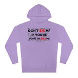 DON'T SIS  ME HOODY (BLCK/RED  FONT)
