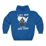 Bros Area Codes (frnt n back)