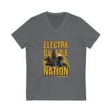 E GLIDE NATION  Ladies V-Neck Tee
