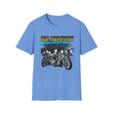 Big Memphis Motorcycles on front Skyline on Back  T-Shirt —