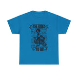 She Rides Sportsbike Unisex Tee