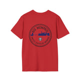 Big Memphis Motorcycles on front Skyline on Back  T-Shirt —