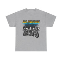 Big Memphis  short sleeve tee bikes on front/logo back