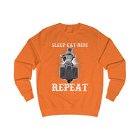 Ladies Sleep Eat Ride Repeat Sweatshirt