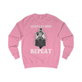 Ladies Sleep Eat Ride Repeat Sweatshirt