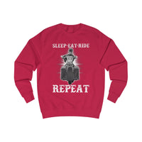 Ladies Sleep Eat Ride Repeat Sweatshirt