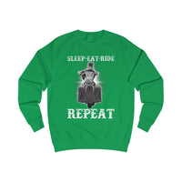 Ladies Sleep Eat Ride Repeat Sweatshirt