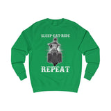 Ladies Sleep Eat Ride Repeat Sweatshirt