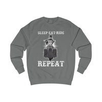 Ladies Sleep Eat Ride Repeat Sweatshirt