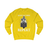 Ladies Sleep Eat Ride Repeat Sweatshirt