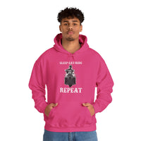 Ladies Sleep Eat Ride Repeat Hoody