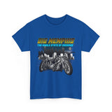 Big Memphis  short sleeve tee bikes on front/logo back