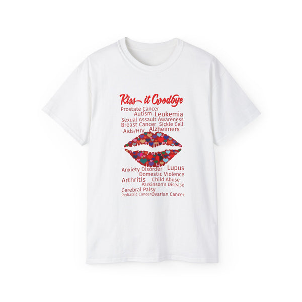 Awareness Kiss It Away Ultra Cotton Tee