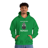 Ladies Sleep Eat Ride Repeat Hoody