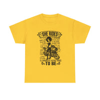 She Rides Sportsbike Unisex Tee