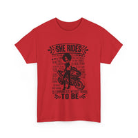 She Rides Sportsbike Unisex Tee