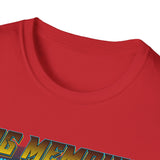 Big Memphis Motorcycles on front Skyline on Back  T-Shirt —