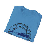 Big Memphis Skyline T-Shirt — Vintage City Seal Tee...Motorcycles on back