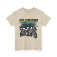 Big Memphis  short sleeve tee bikes on front/logo back