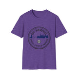 Big Memphis Skyline T-Shirt — Vintage City Seal Tee...Motorcycles on back