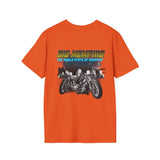 Big Memphis Skyline T-Shirt — Vintage City Seal Tee...Motorcycles on back