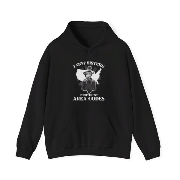 Sister's Area Codes HD Bagger (hoody unisex)