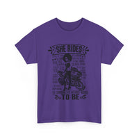 She Rides Sportsbike Unisex Tee